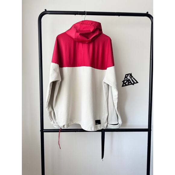 Ben Taverniti Unravel Project Terry Hybrid Hoodie Windbreaker - Picture 2 of 6